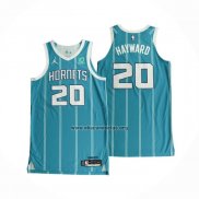 Camiseta Charlotte Hornets Gordon Hayward NO 20 Icon Autentico 2020-21 Verde