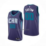 Camiseta Charlotte Hornets Personalizada Statement Edition Violeta