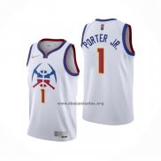 Camiseta Denver Nuggets Michael Porter Jr. NO 1 Earned 2020-21 Blanco