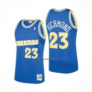 Camiseta Golden State Warriors Mitch Richmond NO 23 Mitchell & Ness 1990-91 Azul