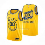 Camiseta Golden State Warriors Personalizada Ciudad Classic Edition Oro