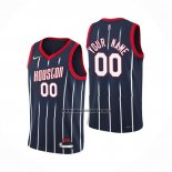 Camiseta Houston Rockets Personalizada Ciudad 2021-22 Azul