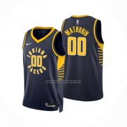 Camiseta Indiana Pacers Bennedict Mathurin NO 00 Icon 2022-23 Azul