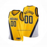 Camiseta Indiana Pacers Bennedict Mathurin NO 00 Statement 2022-23 Amarillo