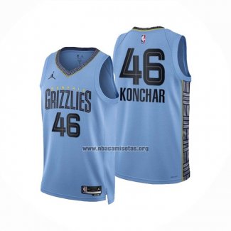 Camiseta Memphis Grizzlies John Konchar NO 46 Statement 2022-23 Azul