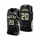 Camiseta Milwaukee Bucks A.C. Green NO 20 Statement 2022-23 Negro