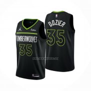 Camiseta Minnesota Timberwolves P.J. Dozier NO 35 Statement 2022-23 Negro