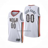 Camiseta New Orleans Pelicans Personalizada Ciudad 2021-22 Blanco