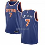 Camiseta New York Knicks Carmelo Anthony NO 7 Icon Azul