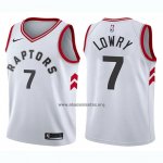 Camiseta Nino Toronto Raptors Kyle Lowry NO 7 Association 2017-18 Blanco