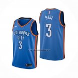 Camiseta Oklahoma City Thunder Chris Paul NO 3 Icon Azul