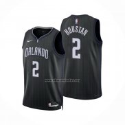 Camiseta Orlando Magic Caleb Houstan NO 2 Ciudad 2022-23 Negro