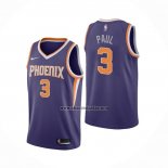 Camiseta Phoenix Suns Chris Paul NO 3 Icon 2021 Violeta