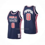 Camiseta USA 1992 Scottie Pippen NO 8 Negro
