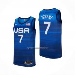 Camiseta USA 2021 Kevin Durant NO 7 Azul