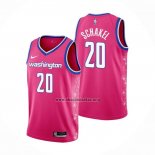 Camiseta Washington Wizards Jordan Schakel NO 20 Ciudad 2022-23 Rosa