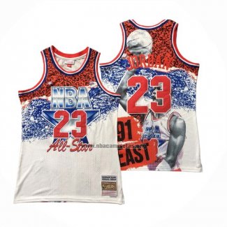 Camiseta All Star 1991 Michael Jordan NO 23 Blanco