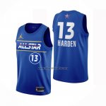 Camiseta All Star 2021 Brooklyn Nets James Harden NO 13 Azul