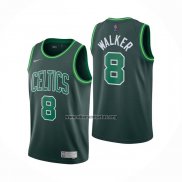 Camiseta Boston Celtics Kemba Walker NO 8 Earned 2020-21 Verde