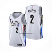 Camiseta Brooklyn Nets Blake Griffin NO 2 Ciudad 2022-23 Blanco