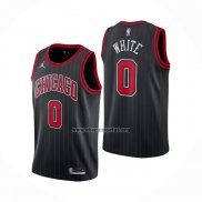 Camiseta Chicago Bulls Coby White NO 0 Statement 2020-21 Negro