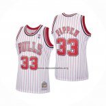 Camiseta Chicago Bulls Scottie Pippen NO 33 Reload Hardwood Classics Blanco