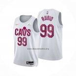 Camiseta Cleveland Cavaliers Ricky Rubio NO 99 Association 2022-23 Blanco