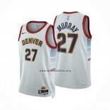 Camiseta Denver Nuggets Jamal Murray NO 27 Ciudad 2022-23 Blanco