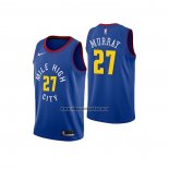 Camiseta Denver Nuggets Jamal Murray NO 27 Statement 2018-19 Azul