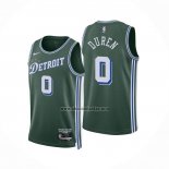 Camiseta Detroit Pistons Jalen Duren NO 0 Ciudad 2022-23 Verde