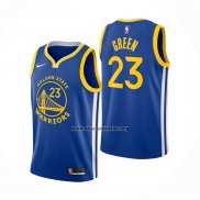 Camiseta Golden State Warriors Draymond Green NO 23 Icon Azul