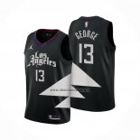 Camiseta Los Angeles Clippers Paul George NO 13 Statement 2022-23 Negro