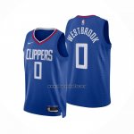 Camiseta Los Angeles Clippers Russell Westbrook NO 0 Icon 2022-23 Azul
