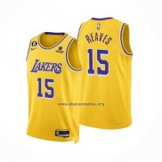 Camiseta Los Angeles Lakers Austin Reaves NO 15 Icon 2022-23 Amarillo