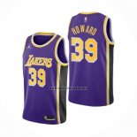 Camiseta Los Angeles Lakers Dwight Howard NO 39 Statement 2021-22 Violeta
