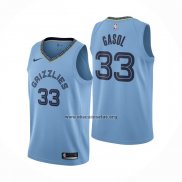 Camiseta Memphis Grizzlies Marc Gasol NO 33 Statement Azul