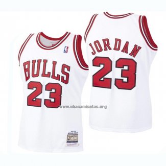 Camiseta Nino Chicago Bulls Michael Jordan NO 23 Mitchell & Ness 1997-98 Blanco