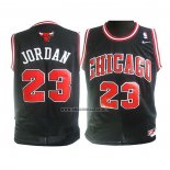Camiseta Nino Chicago Bulls Michael Jordan NO 23 Negro2
