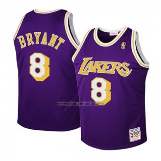 Camiseta Nino Los Angeles Lakers Kobe Bryant NO 8 Retro Violeta