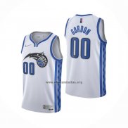 Camiseta Orlando Magic Aaron Gordon NO 00 Earned 2020-21 Blanco