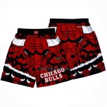 Pantalone Chicago Bulls Mitchell & Ness Rojo Negro