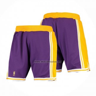 Pantalone Los Angeles Lakers Mitchell & Ness Violeta