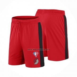 Pantalone Portland Trail Blazers 75th Anniversary Rojo