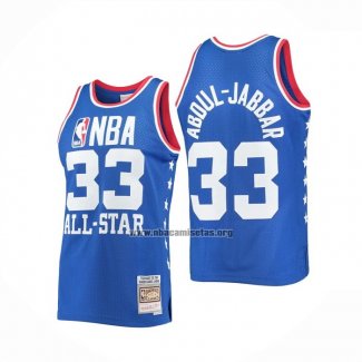 Camiseta All Star 1985 Kareem Abdul-Jabbar NO 33 Azul