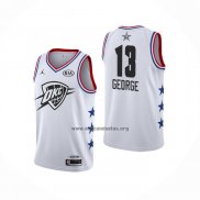 Camiseta All Star 2019 Oklahoma City Thunder Paul George NO 13 Blanco