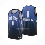 Camiseta All Star 2023 Indiana Pacers Tyrese Haliburton NO 0 Azul