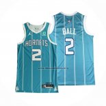 Camiseta Charlotte Hornets LaMelo Ball NO 2 Icon Autentico 2020-21 Verde