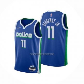 Camiseta Dallas Mavericks Tim Hardaway JR. NO 11 Ciudad 2022-23 Azul