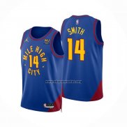 Camiseta Denver Nuggets Ish Smith NO 14 Statement 2022-23 Azul