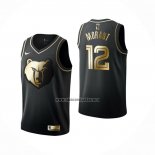 Camiseta Golden Edition Memphis Grizzlies Ja Morant NO 12 Negro